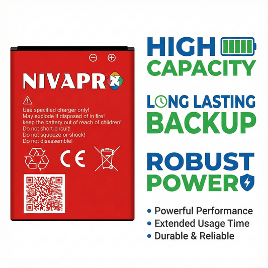 NIVAPRO BL-11DI FOR ITEL Mobile Battery, 1200mAh, 3.7V