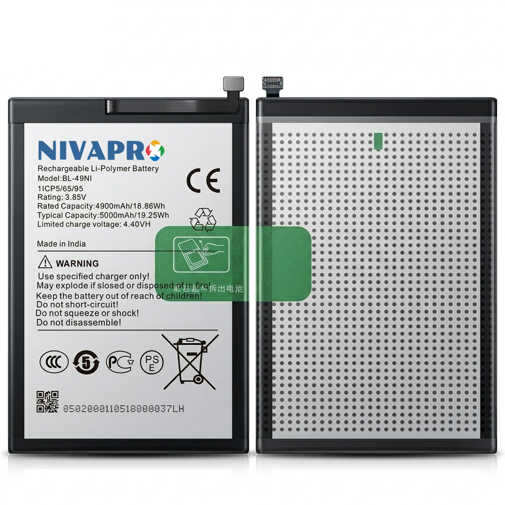 NIVAPRO BL49NI Original for Itel A60 Compatible 5000mAh with Warranty