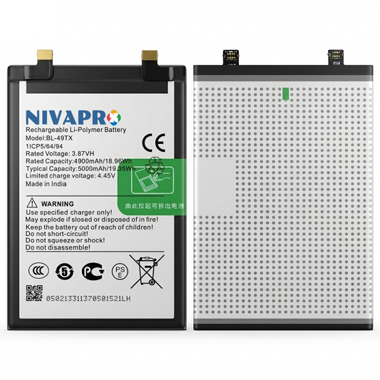 NIVAPRO BL49TX Original for Infinix Note 30 5G Compatible 5000mAh with Warranty