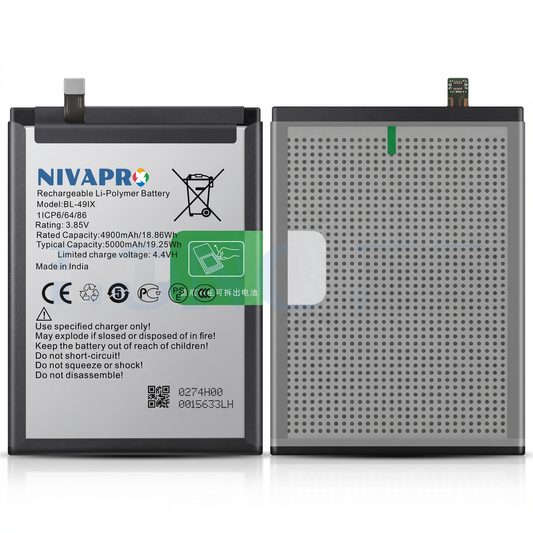 NIVAPRO BL49IX Original for Infinix Smart HD 2021 ((X612B) Compatible 5000mAh with Warranty