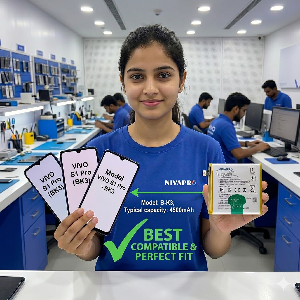 BK3 for Vivo S1 Pro 4500mAh Battery with warranty by NIVAPRO