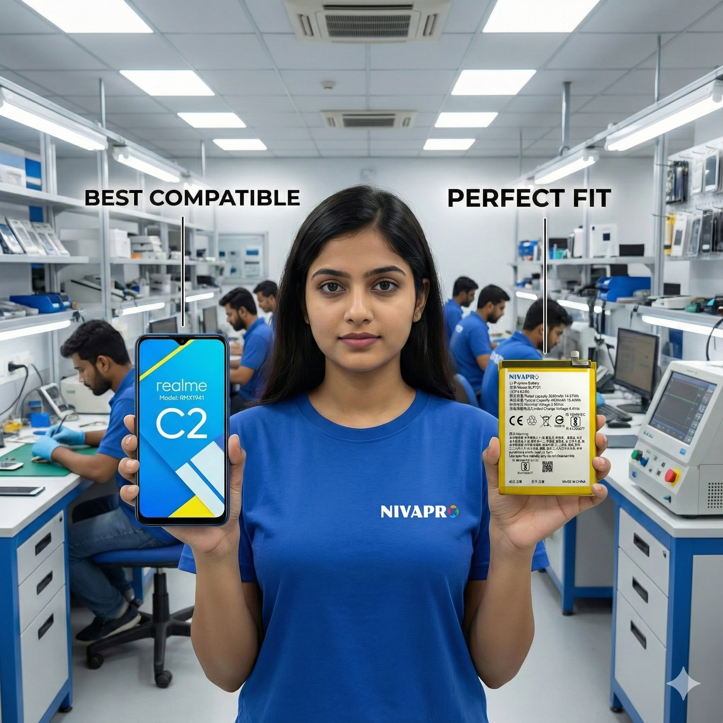 NIVAPRO BLP721 4000mAh Battery