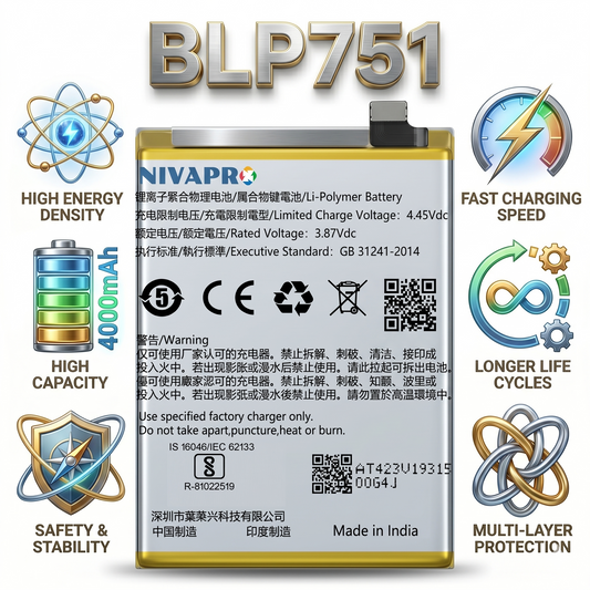 BLP751 for OPPO K5 4000mAh Battery with warranty by NIVAPRO