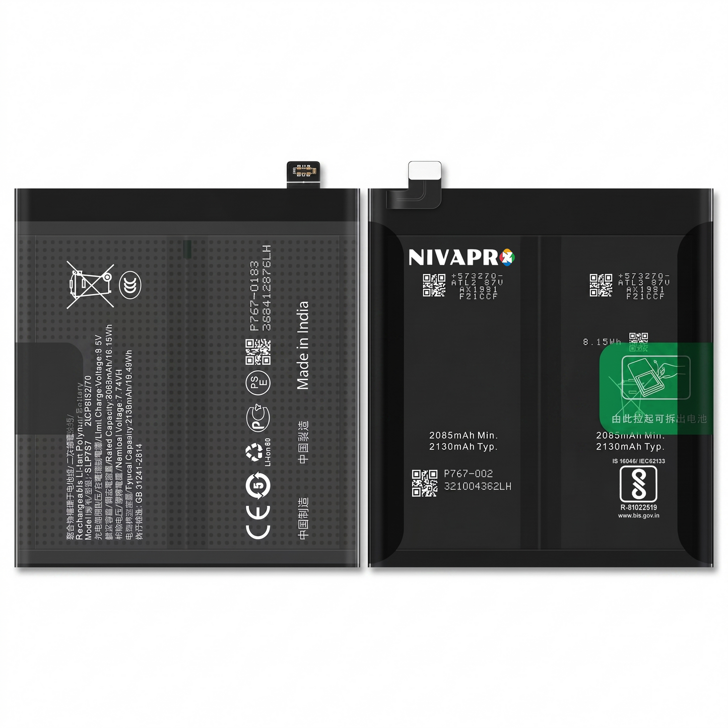 Original BLP767 for Oppo Find X2 Pro 4260mAh Battery with warranty by NIVAPRO