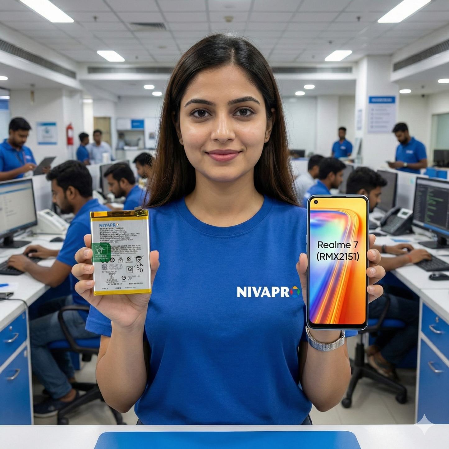 BLP807 for Smartphones Realme 7/7 5g 5000mAh Battery by NIVAPRO