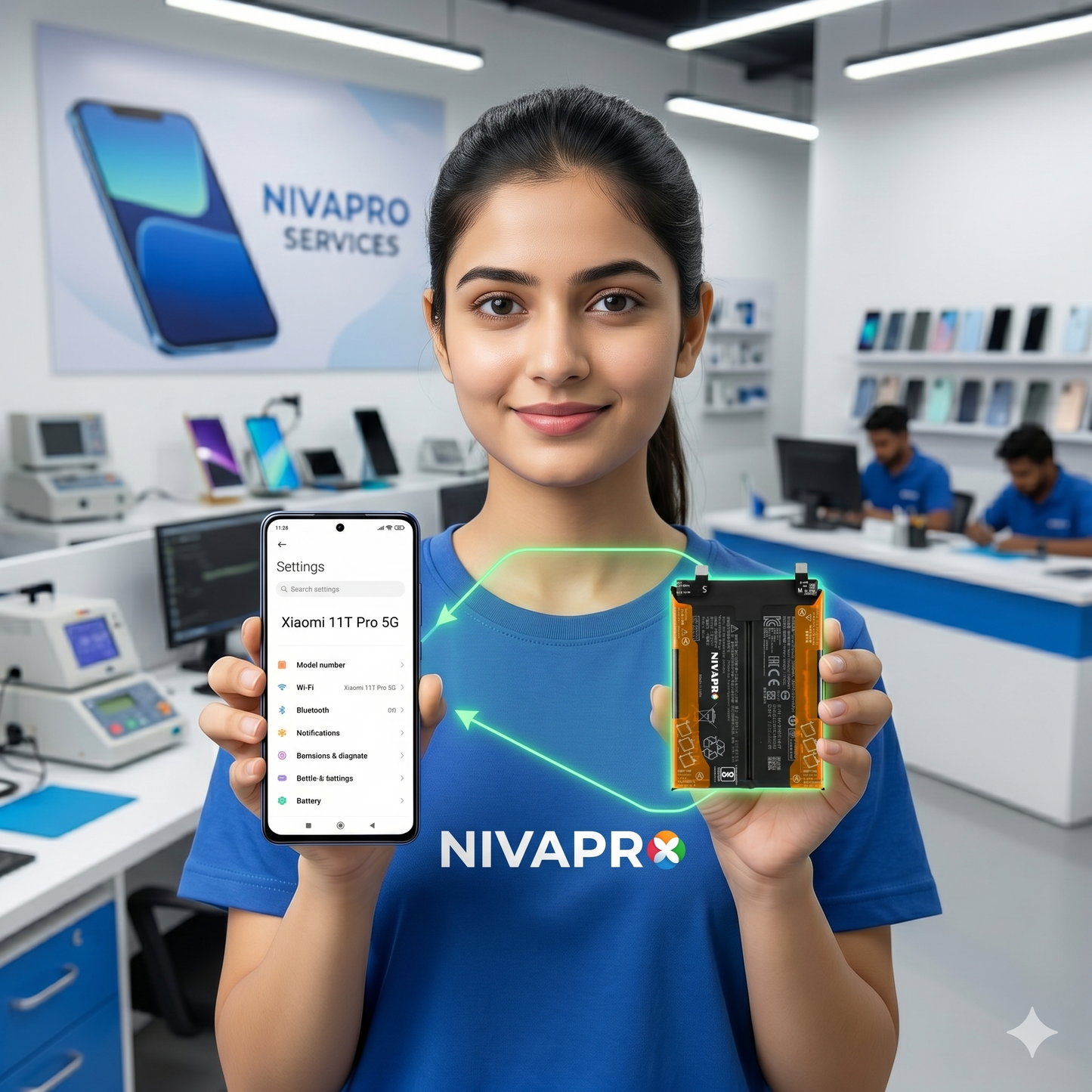 BM58 for Xiaomi 11T Pro 5G with Warranty by NIVAPRO 5000mAh