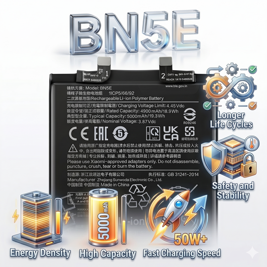 BN5E for Xiaomi Redmi Note 11 Pro 5G and POCO X4 Pro 5G with Warranty by NIVAPRO 5000mAh