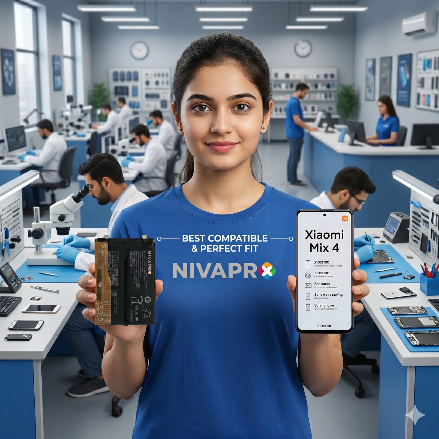 BP43 for Xiaomi Mix 4 with Warranty by NIVAPRO 4500mAh