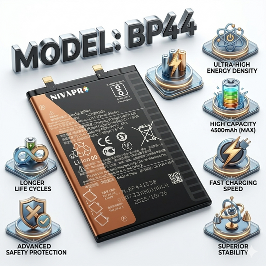 BP44 for Xiaomi Civi 5G with Warranty by NIVAPRO 4500mAh