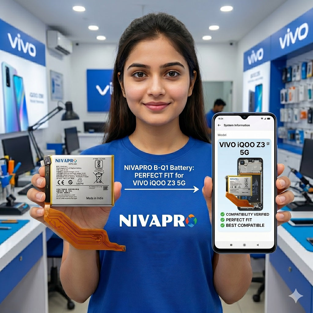 BQ1 B-Q1 for Vivo iQOO Z3 5G (model V2073A) 4400mAh Battery with warranty by NIVAPRO