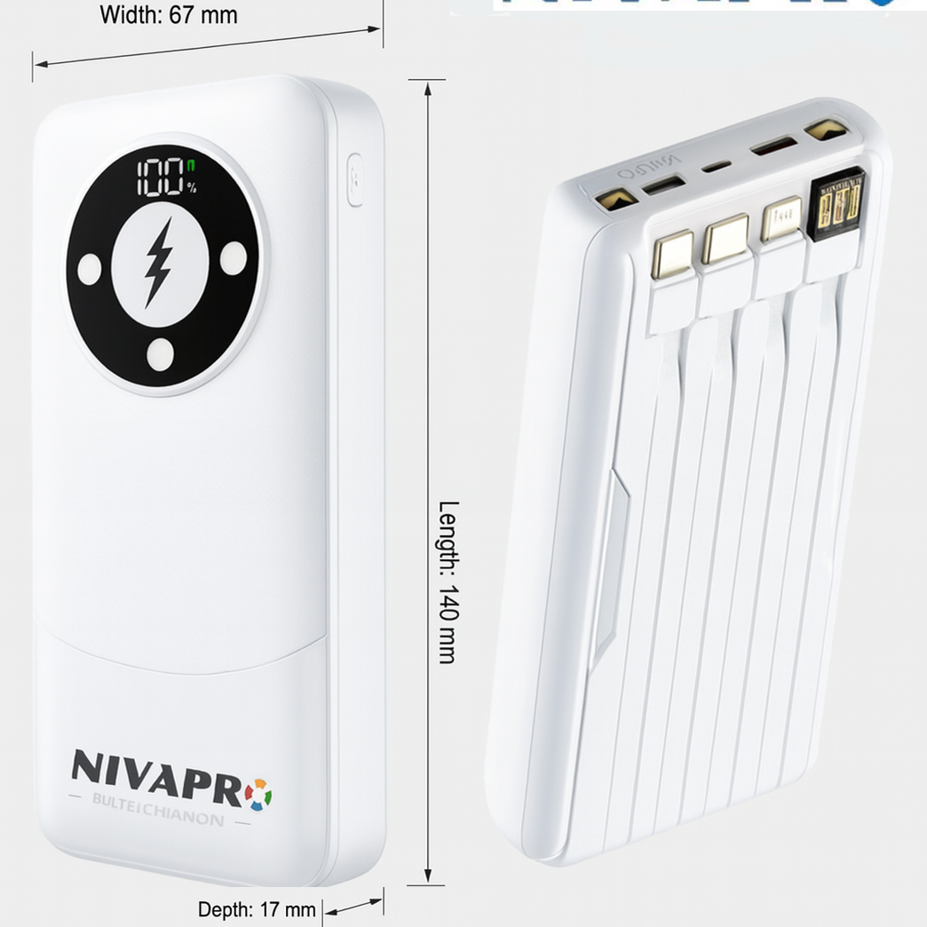 Compact power bank DX374 (10000 mAh)