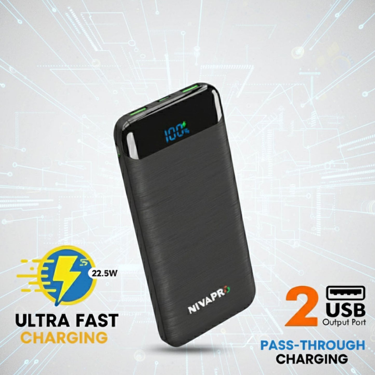 Slim and designer power bank HTY11