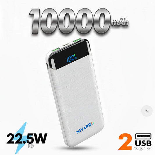 Slim and designer power bank HTY11 White