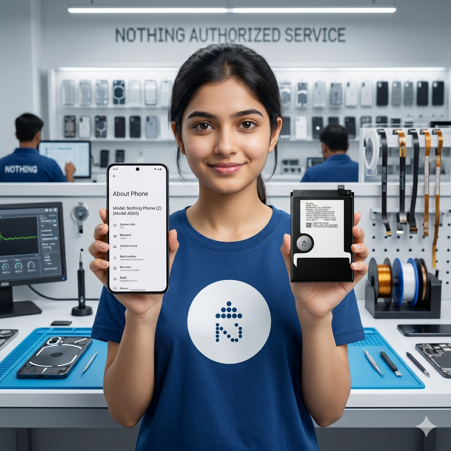 NT02 for Nothing Phone 02 4700mAh with Warranty Compatible by NIVAPRO
