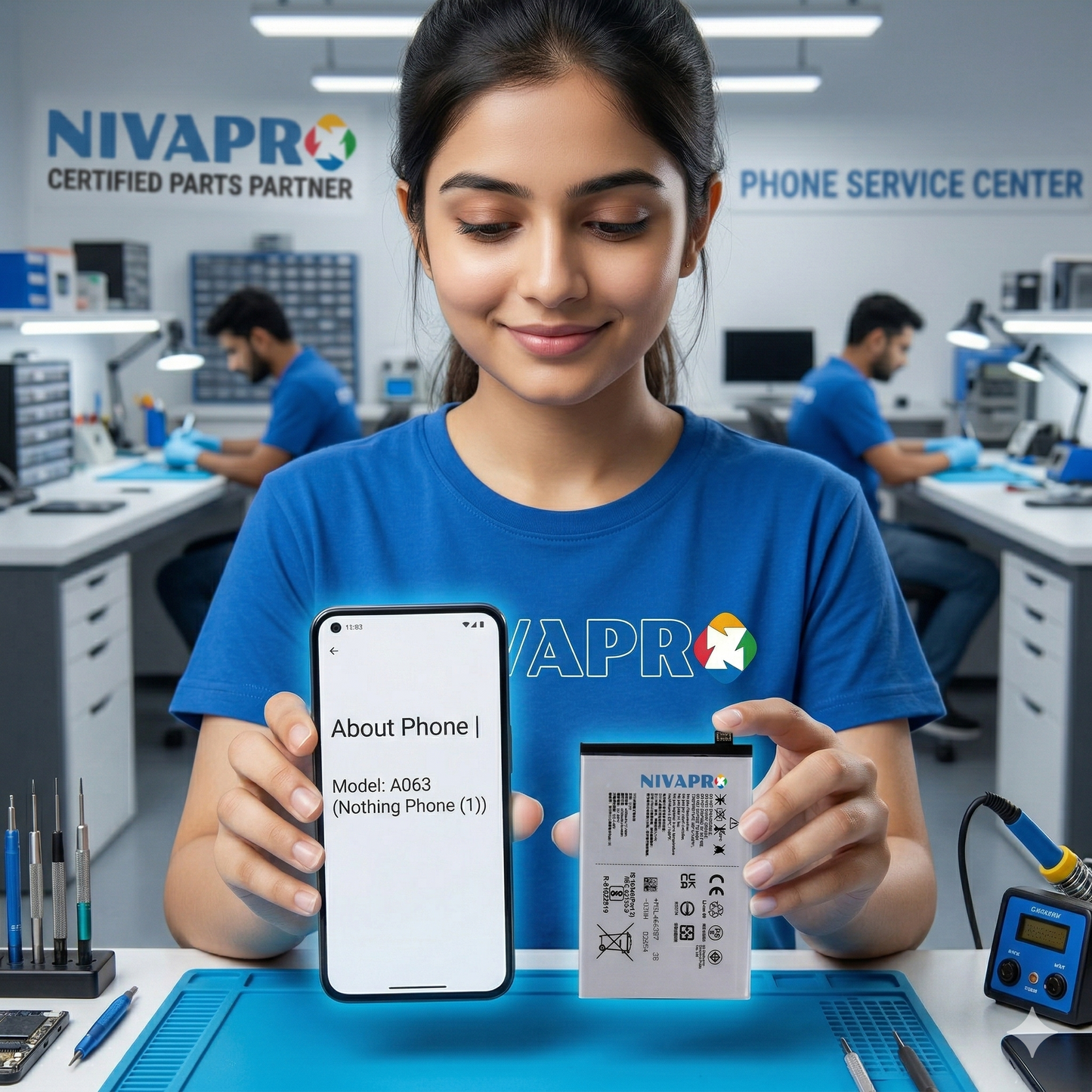 NT01 for Nothing Phone 01 4500mAh with Warranty Compatible by NIVAPRO