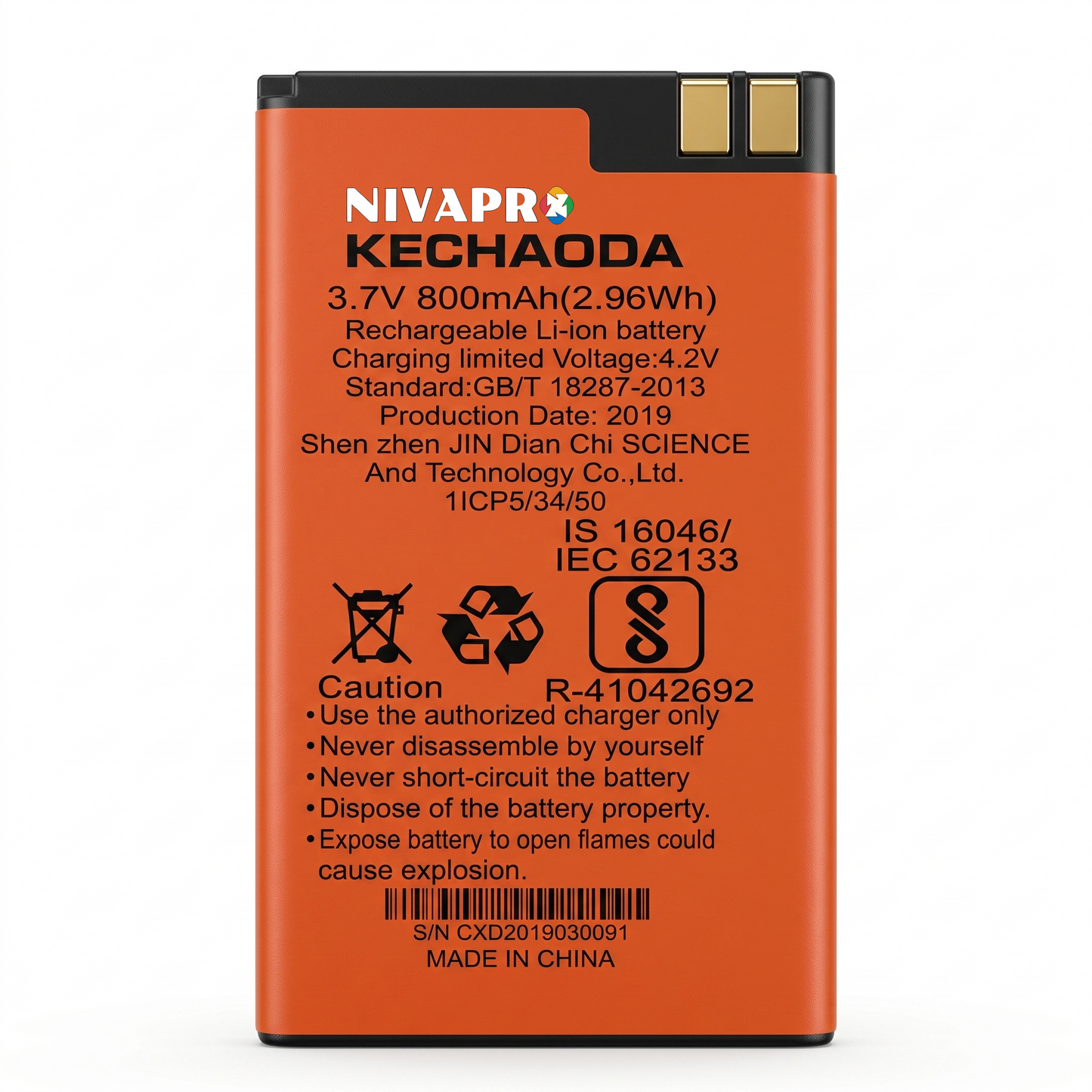 NIVAPRO KECHAODA BL-4C A26