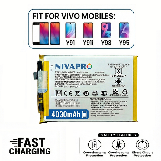 NIVAPRO B-F3 Battery capacity 4030mAh