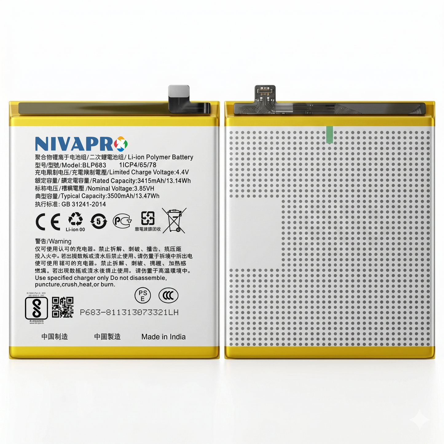 BLP683 for Realme 2 Pro F9 Pro F9 3500mAh Battery with warranty by NIVAPRO