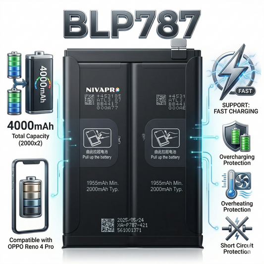 BLP787 for Oppo Reno 4 Pro 4000mAh Battery with warranty by NIVAPRO
