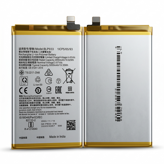 BLP933 for Realme 11 5G (RMX3780) and Oppo K10 (CPH2373) Mobile 5000mAh Battery with warranty by NIVAPRO