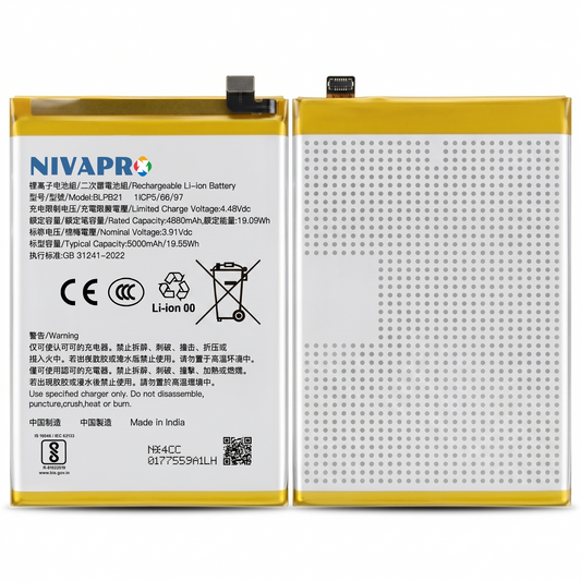 Original BLPB21 for Realme C61 (model RMX3930) 5000mAh Battery with warranty by NIVAPRO