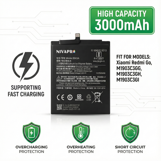 NIVAPRO BN3A 3000mAh Battery
