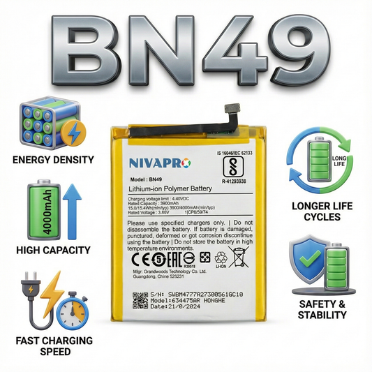 BN49 FOR Redmi 7A Compatible 4000mAh with warranty BY NIVAPRO
