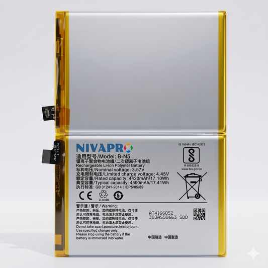 B-N5 for Vivo X50 Lite 4500mAh Battery with warranty by NIVAPRO