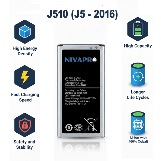 NIVAPRO J510 | J5 (2016) 3100mAh Compatible Battery