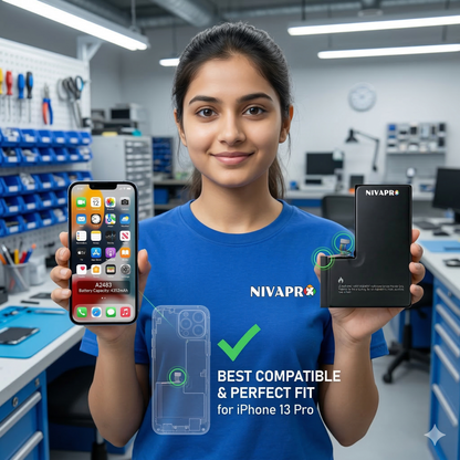 13 Pro Iphone 3095mAh battery compatible by NIVAPRO with warranty