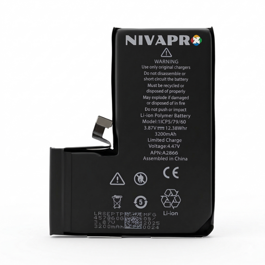 14 Pro Iphone battery 3200mAh  compatible with 6 Months warranty by NIVAPRO