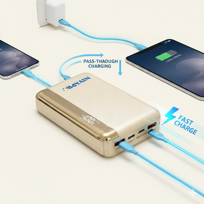 Slim Compact Power Bank K186 (10000mAh)