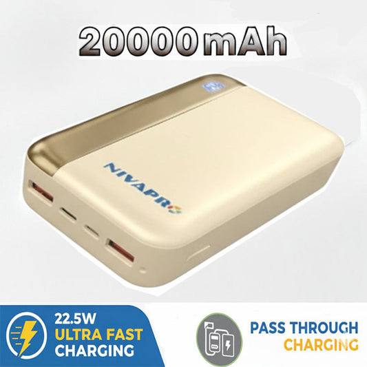 Slim Compact Power Bank K186 (20000 mAh)