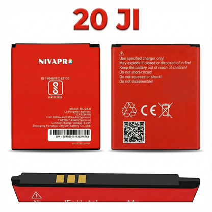 BL-20JI Battery  for ITEL A21, 2000mAh by NIVAPRO