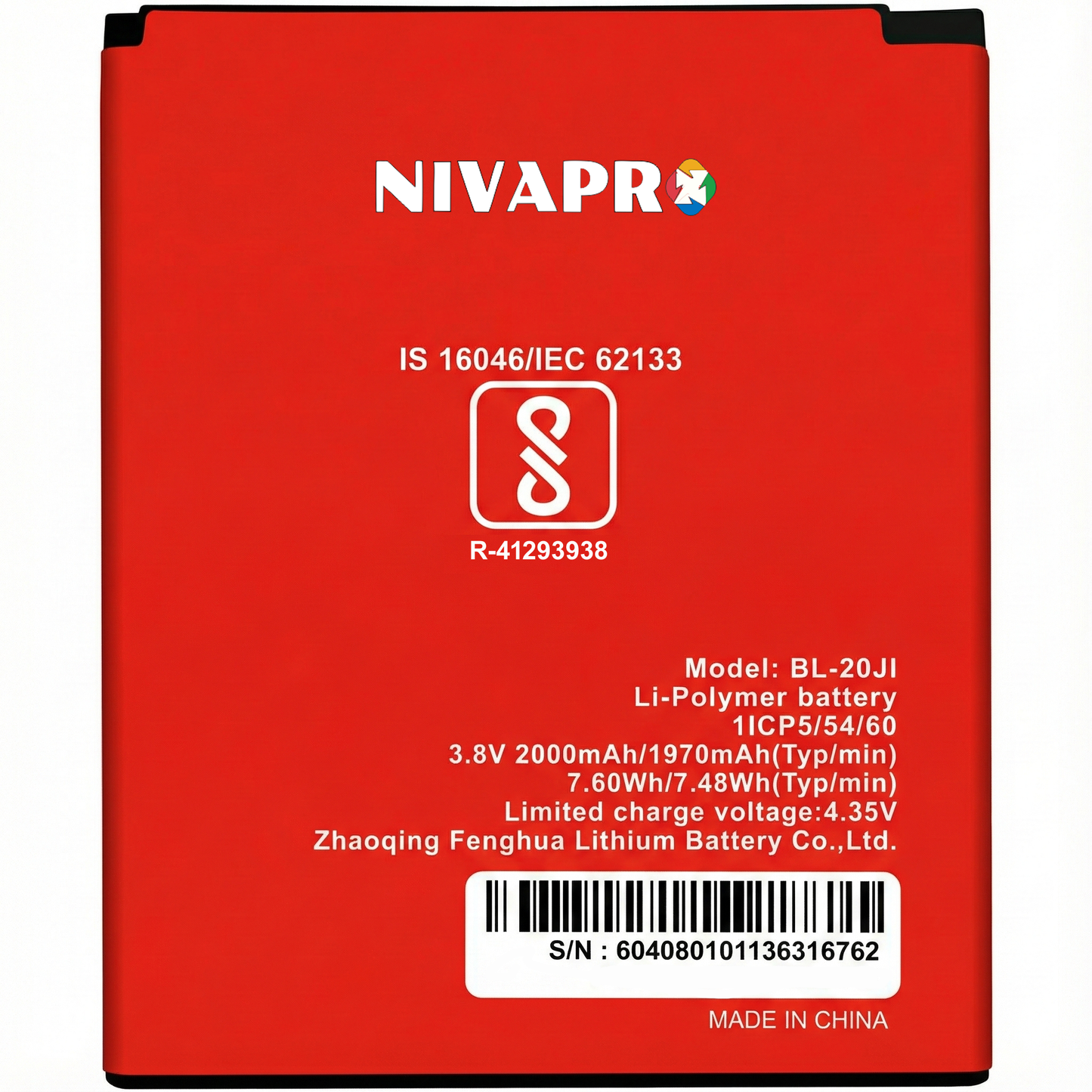 BL-20JI Battery  for ITEL A21, 2000mAh by NIVAPRO