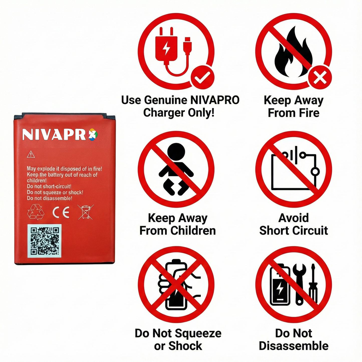 NIVAPRO BL-29DI FOR ITEL Muzik 400, It 5092, ITEL 14 MAX Mobile Battery, 3000mAh, 3.7v