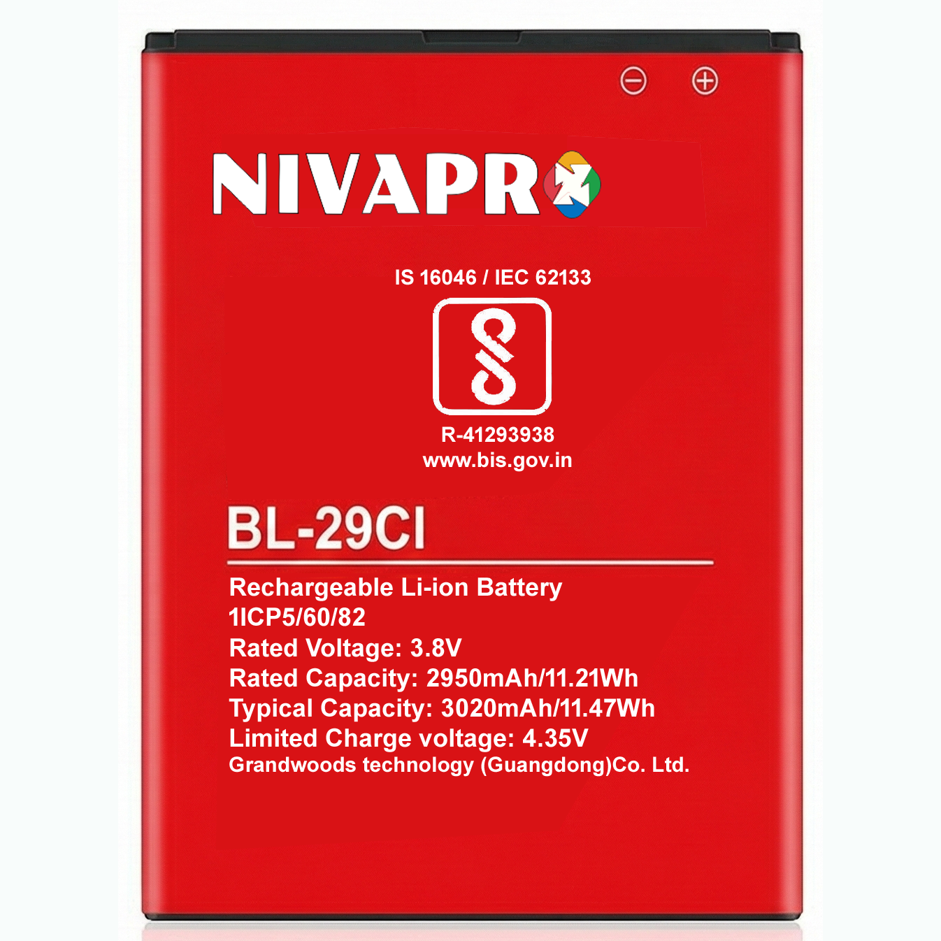NIVAPRO BL-29CI Battery for ITEL A36 3020mAh