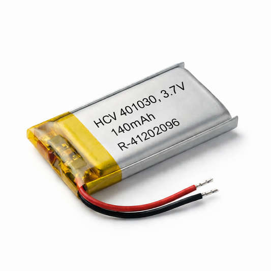 401030 3.7V Rechargeable Li-Po Battery – Micro Slim Lithium Polymer Cell
