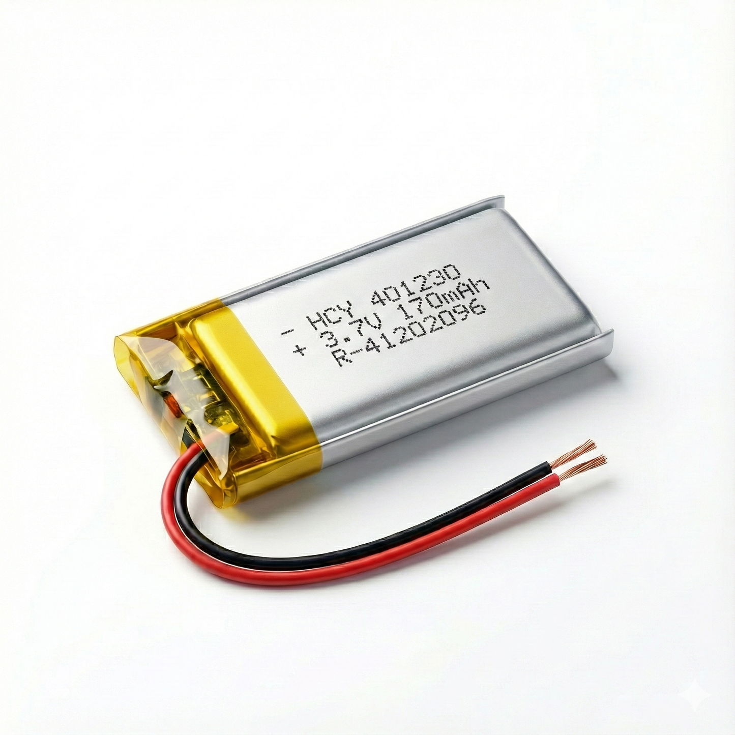 401230 3.7V Rechargeable Li-Po Battery – Micro Slim Lithium Polymer Cell