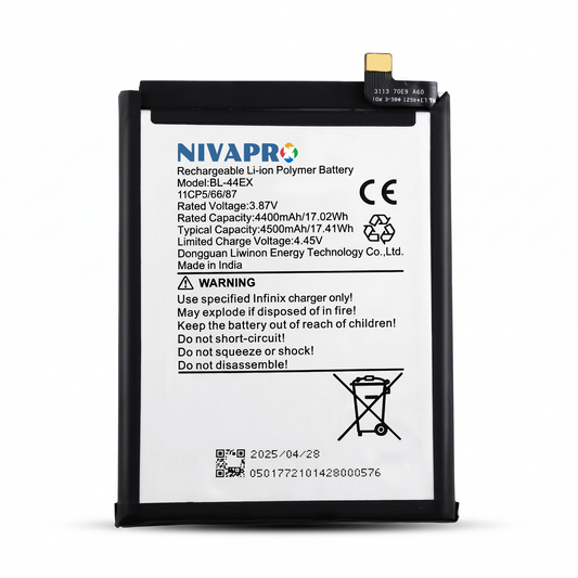 NIVAPRO BL44EX Original for Infinix Zero X | Zero X Pro (X6810 / X6811) Compatible 5000mAh with Warranty