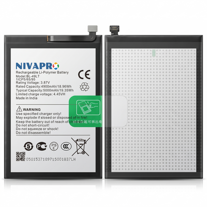 NIVAPRO BL49LT Original for Tecno Camon19, CI6n Compatible 5000mAh with Warranty