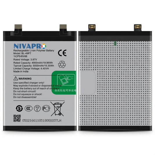 NIVAPRO BL49PT Original for  Tecno Pova 5 Pro 5G (Model: LH8n)  Compatible 5000mAh with Warranty