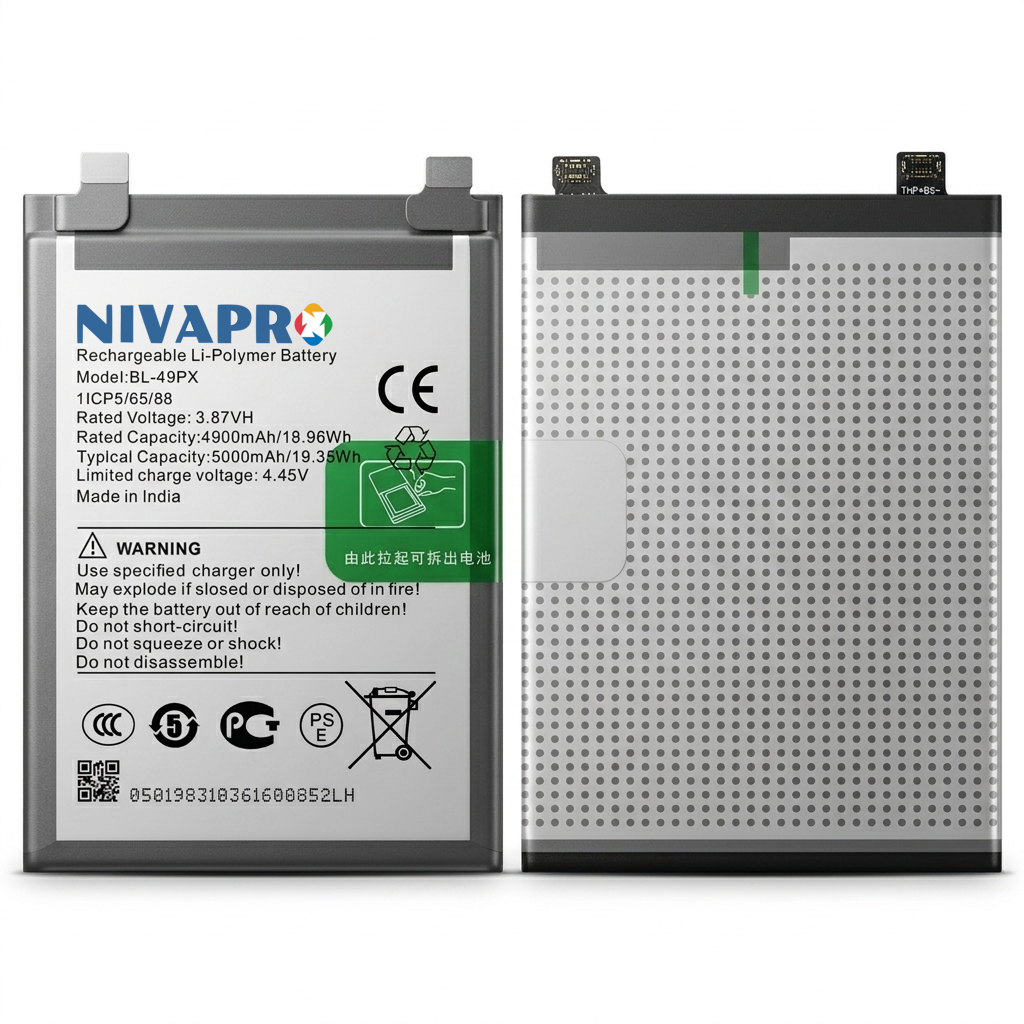 NIVAPRO BL49PX Original for Infinix GT 10 Pro (Model X6739) Compatible 5000mAh with Warranty