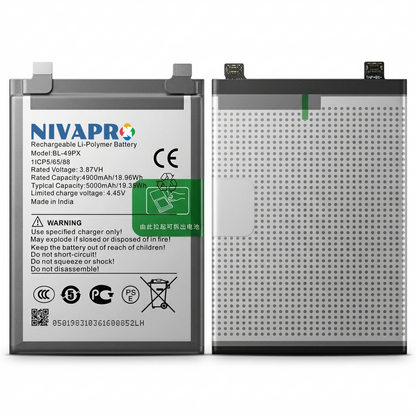 NIVAPRO BL49PX Original for Infinix GT 10 Pro (Model X6739) Compatible 5000mAh with Warranty