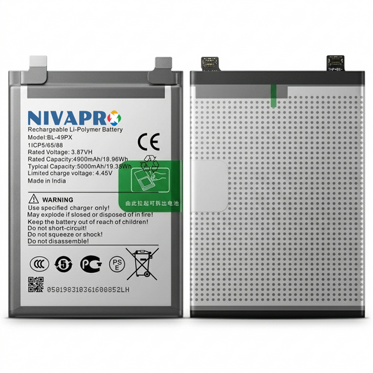 NIVAPRO BL49PX Original for Infinix GT 10 Pro (Model X6739) Compatible 5000mAh with Warranty
