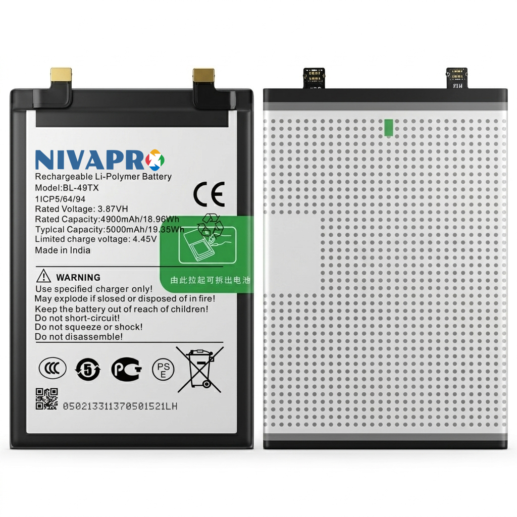 NIVAPRO BL49TX Original for Infinix Note 30 5G Compatible 5000mAh with Warranty