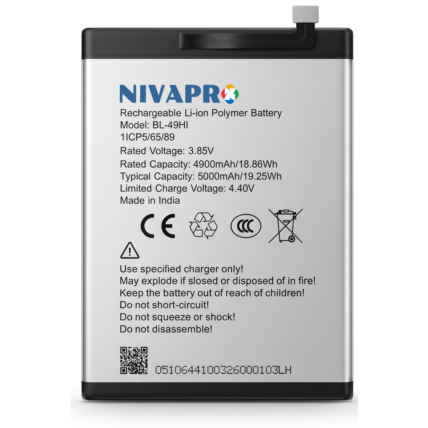 NIVAPRO BL49HI Original for  S23+ S23 PLUS Compatible 5000mAh with Warranty