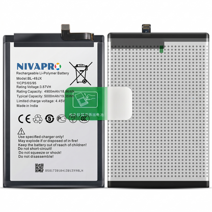 NIVAPRO BL49JX Original for Infinix Note 11 Pro Compatible 5000mAh with Warranty