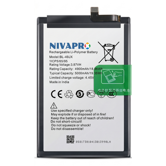 NIVAPRO BL49JX Original for Infinix Note 11 Pro Compatible 5000mAh with Warranty