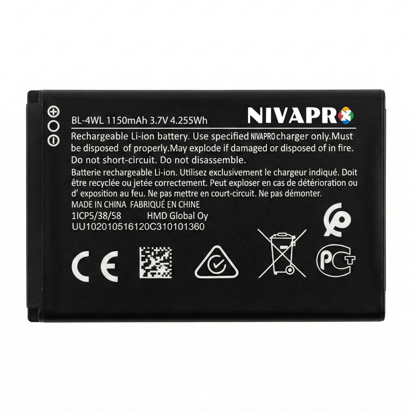 NIVAPRO Mobile Battery BL-4WL 1150mAh